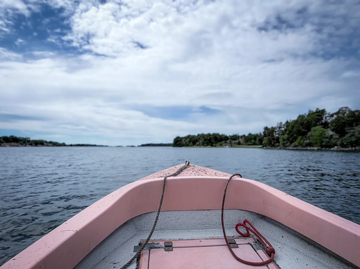 I'm on a boat