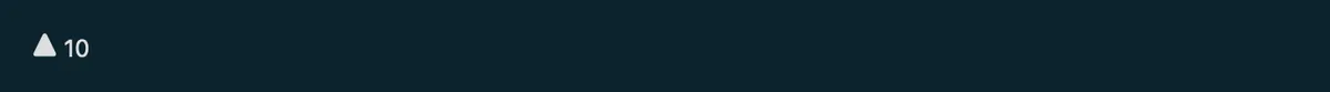 Inline upvote button