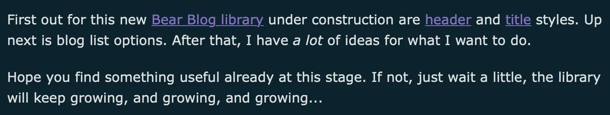 Visited link color and underlined post links