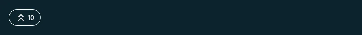 Outline upvote button