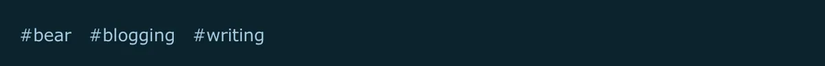 Simple tags with smaller text and spacing