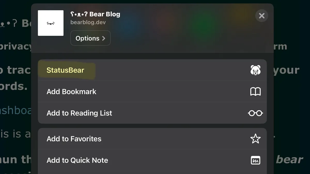 Statusbear
