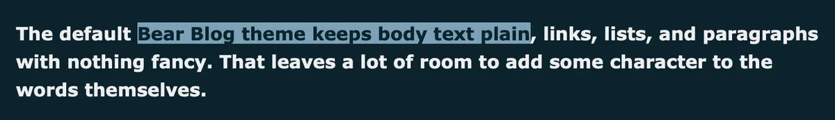 Custom highlight color when selecting text