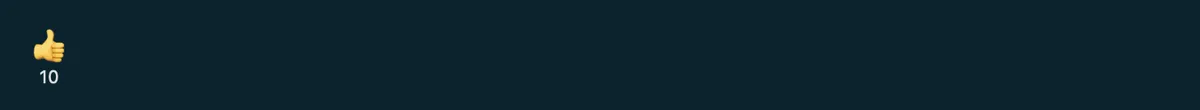 Thumbs up upvote button