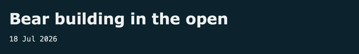 Tighter title and date spacing