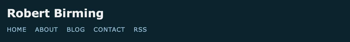Uppercase nav links