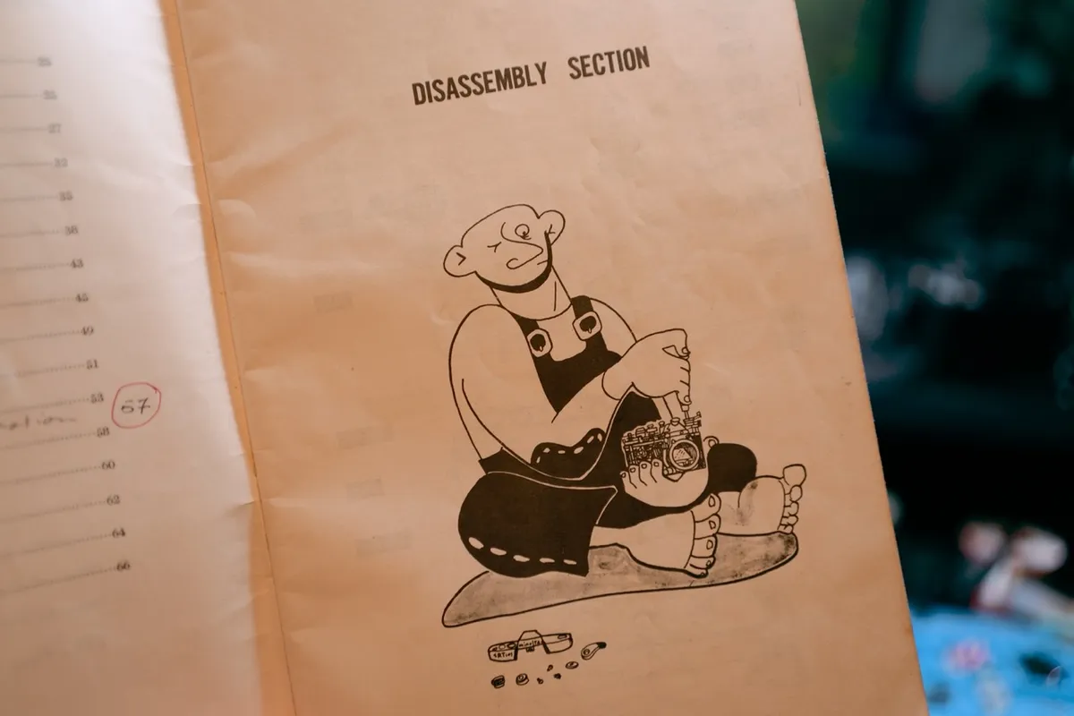 Minolta SR-T 101 repair manual illustration