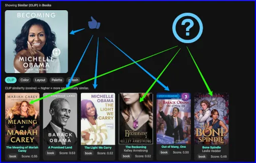 Images semantically similar to Michelle Obama's book cover