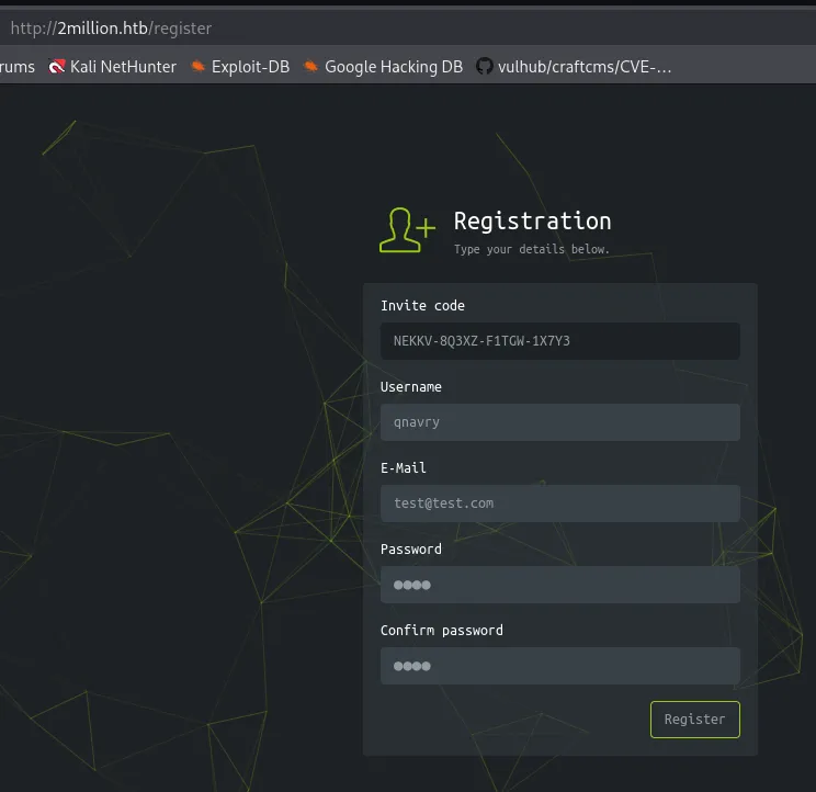 register-with-code