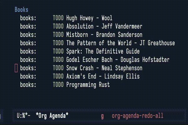 agenda