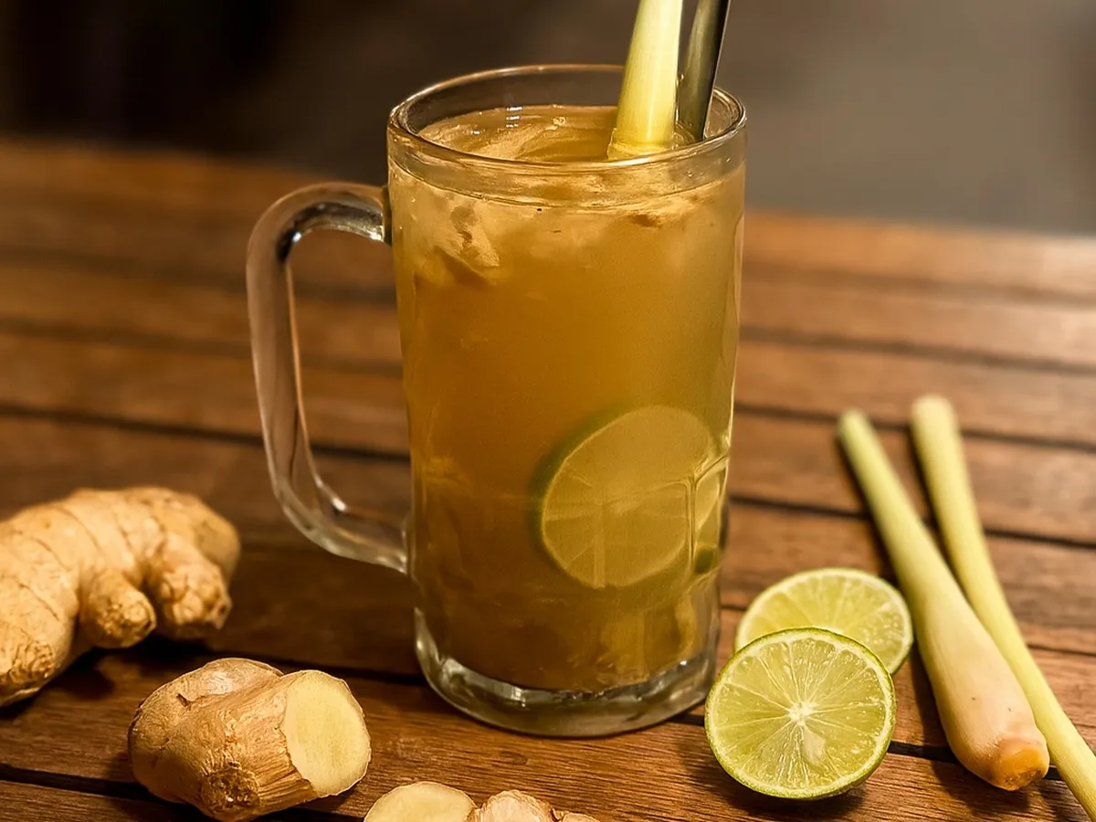 Minuman JKJS mengandung Serai sebagai bahan pelengkapnya