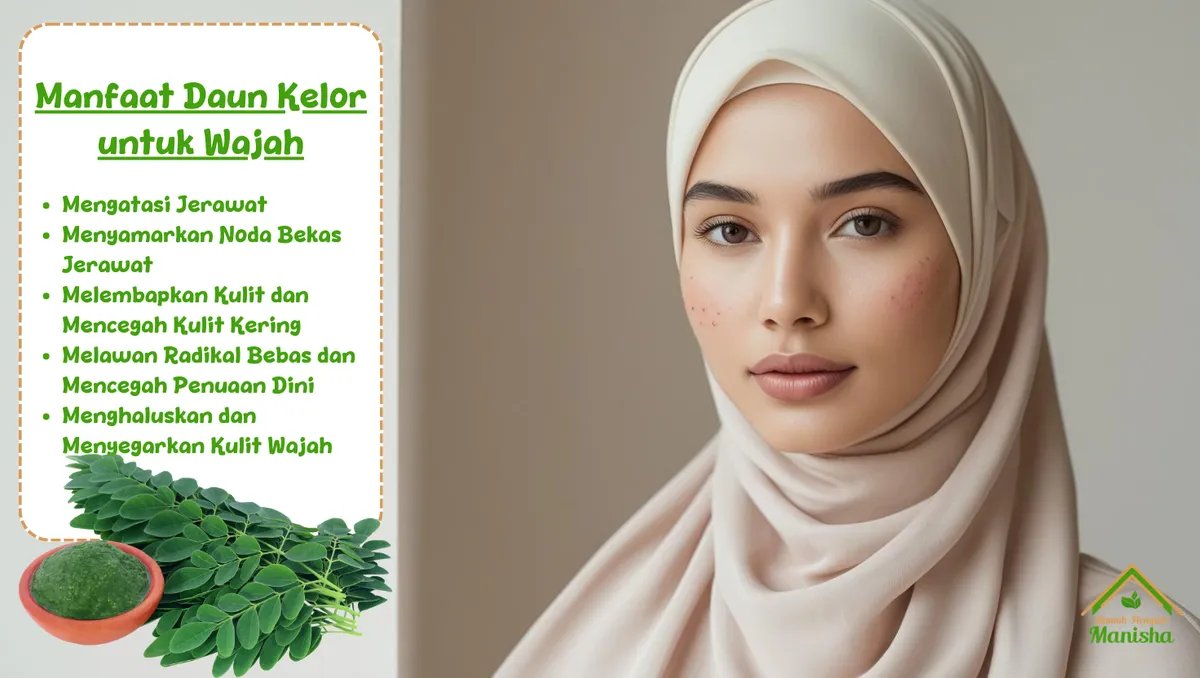 Gambar Manfaat Daun Kelor untuk Kulit Wajah