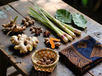 Tanaman obat Indonesia seperti kelor, temulawak, jahe, dll