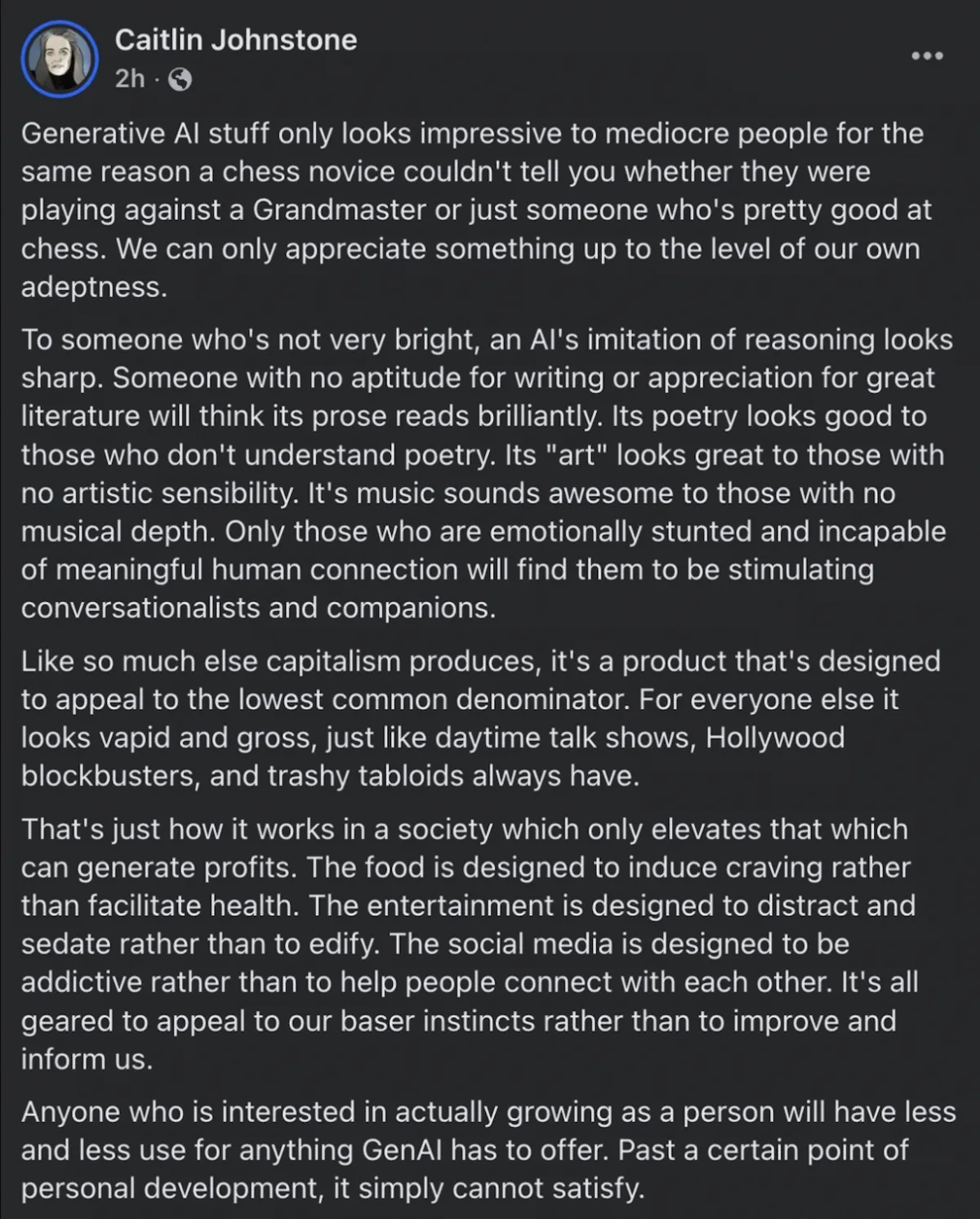 AI Banality