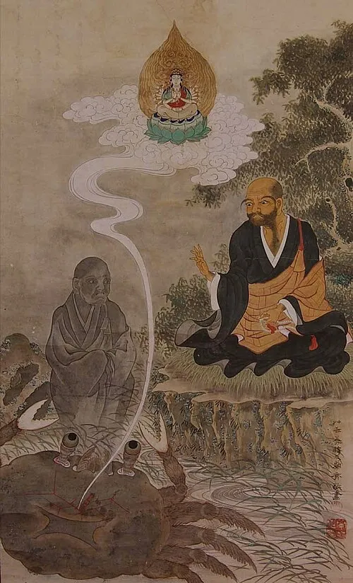 Chogenji_Kanibozu_Hanging_Scroll