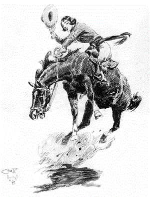 Russellrodeocowgirlonabuckinghorse (1)