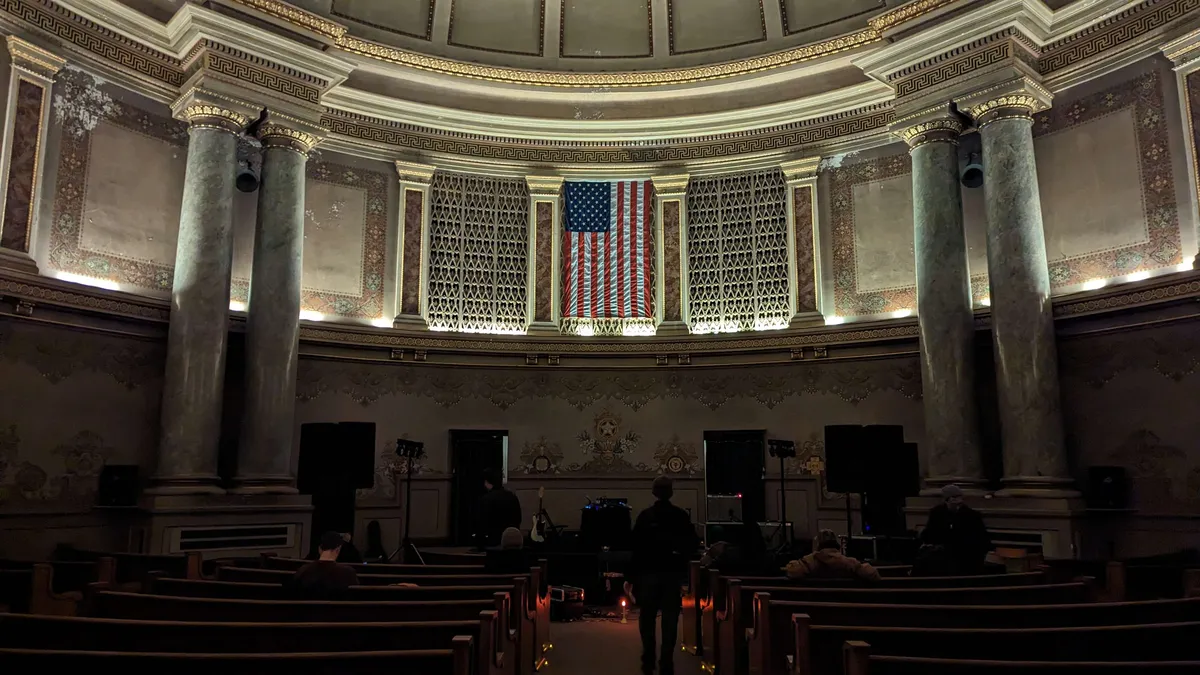 Bohemian National Cemetery Crematorium Interior