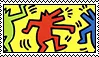 keith haring stamp