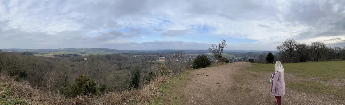 Panoramic view across the West Midlands