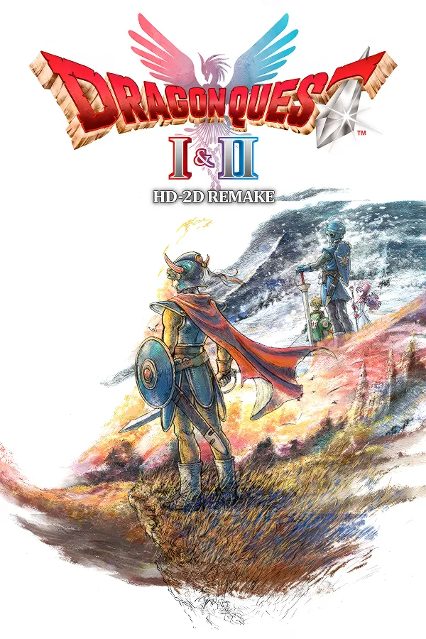 Cover art for DRAGON QUEST I & II HD-2D Remake