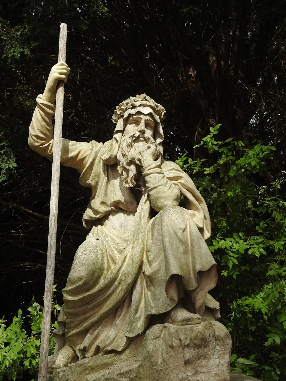 Druid statue at Croome Park Druid statue at Croome Park