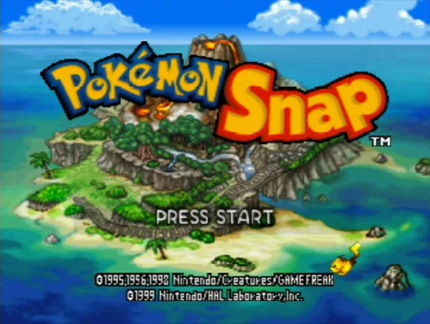 Pokemon Snap title screen