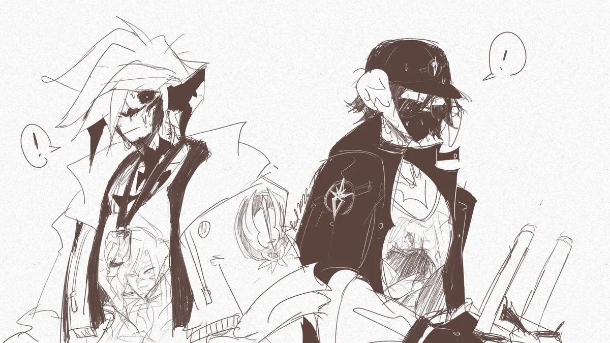 silly doodle for Little Ladies' day