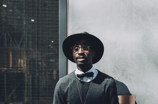a person wearing a hat