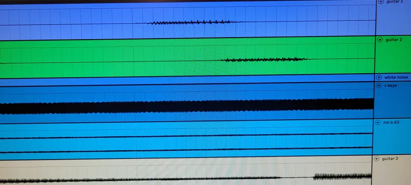Audio tracks in Ableton Live