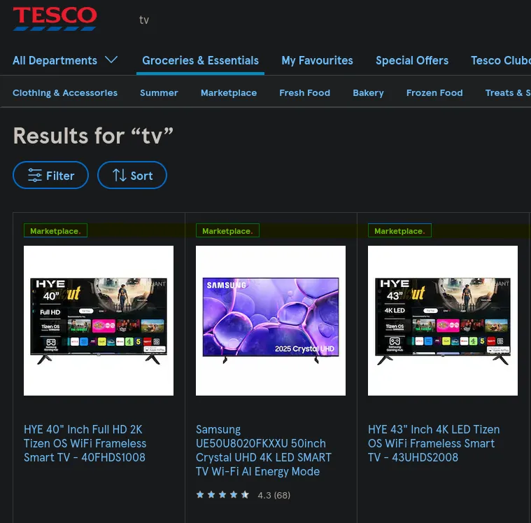 Tesco Marketplace