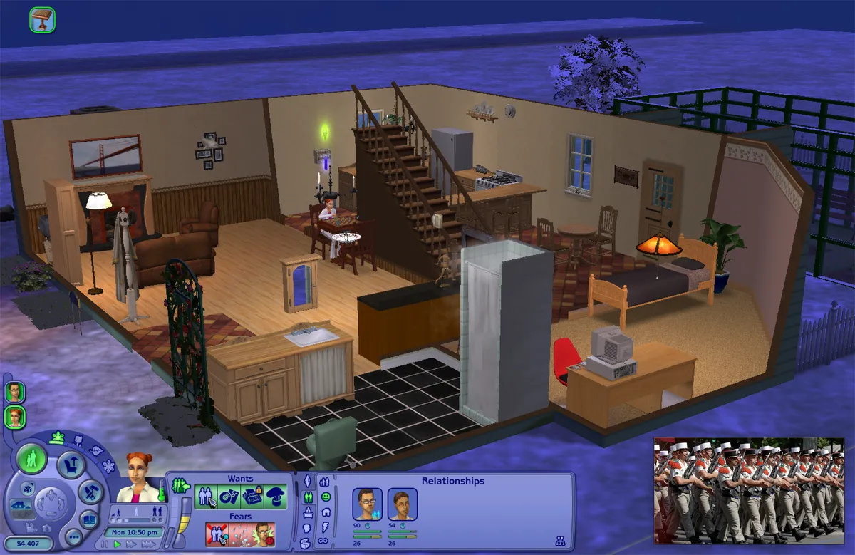 the sims 2 winter screenshot