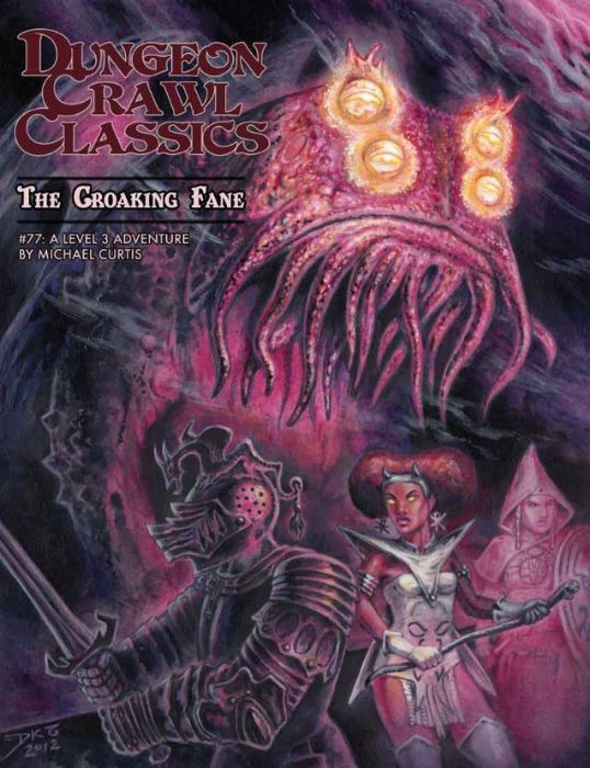 The cover of "The Croaking Fane"