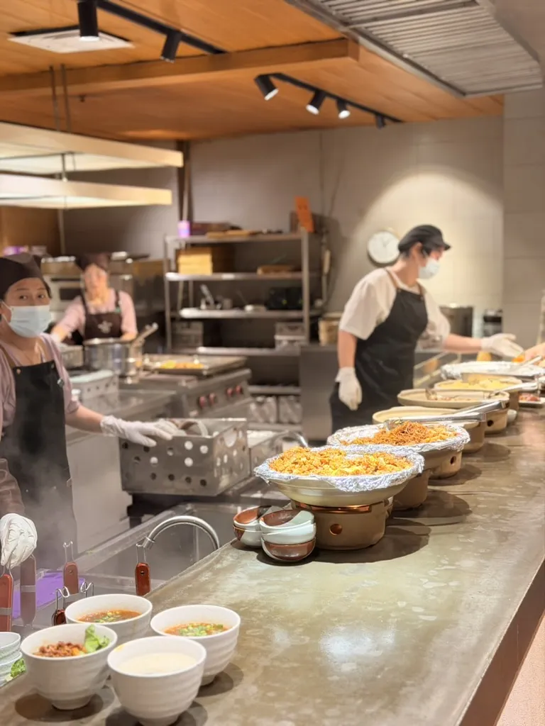 自助餐食一角