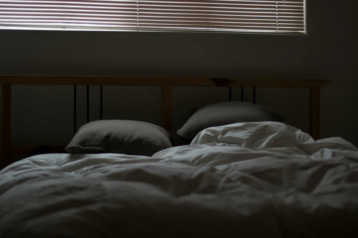 Empty Bed Set Photo