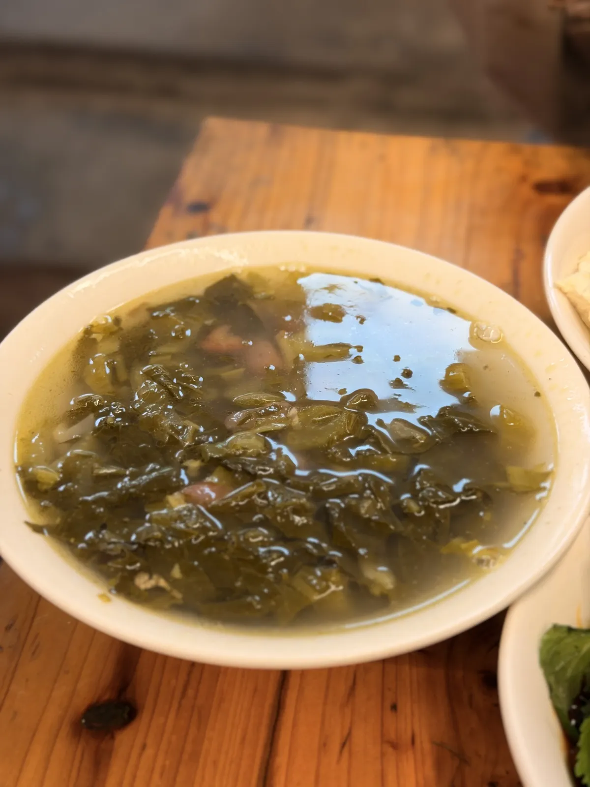 酸菜豆米汤