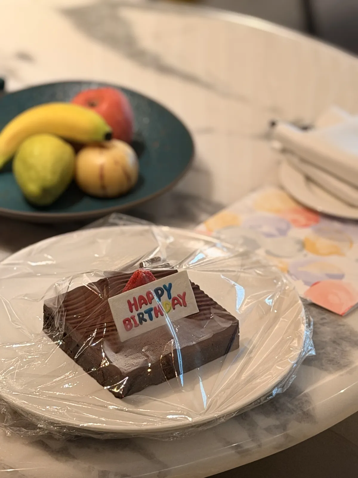 还有生日蛋糕