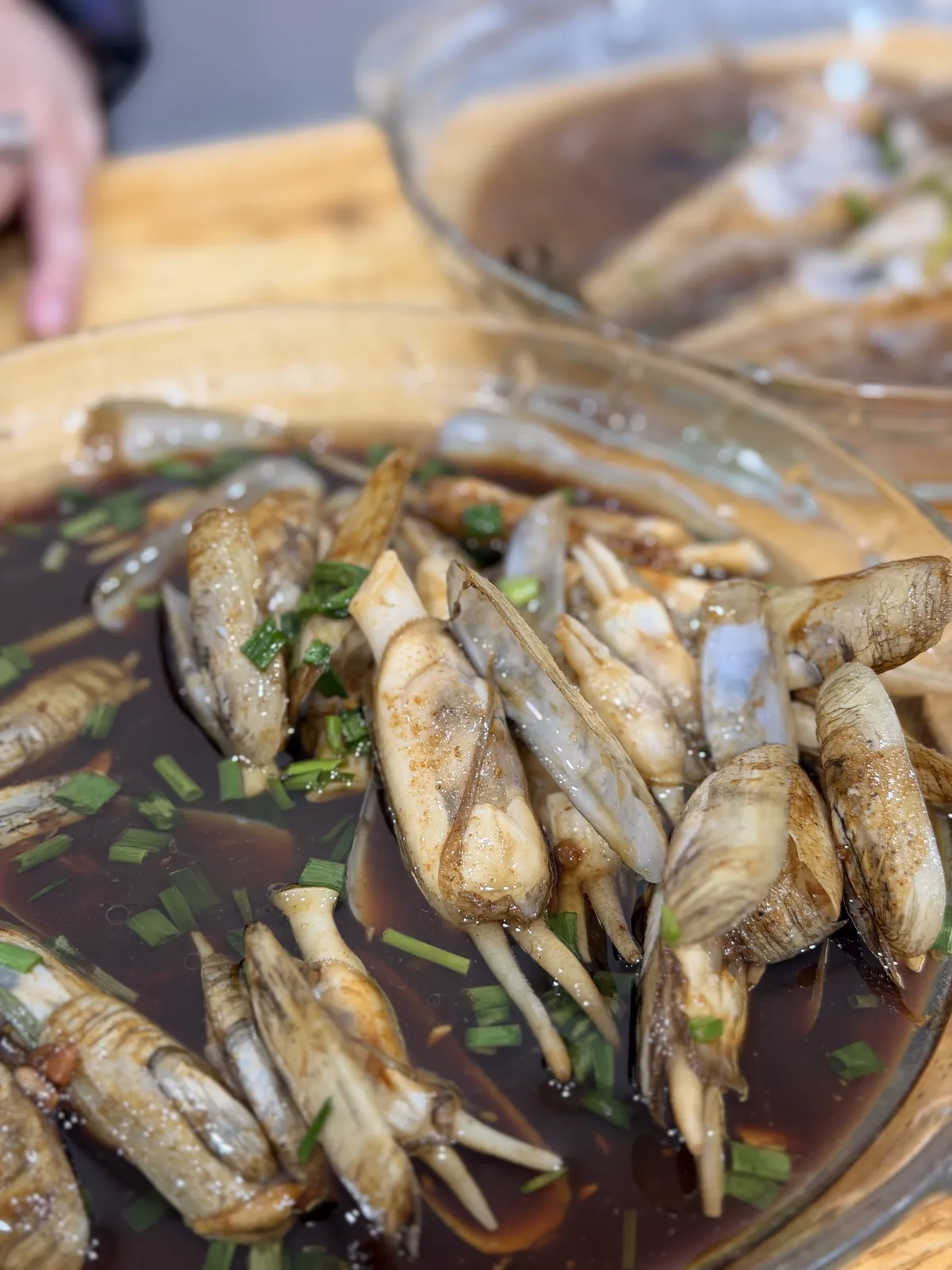 葱油蛏子