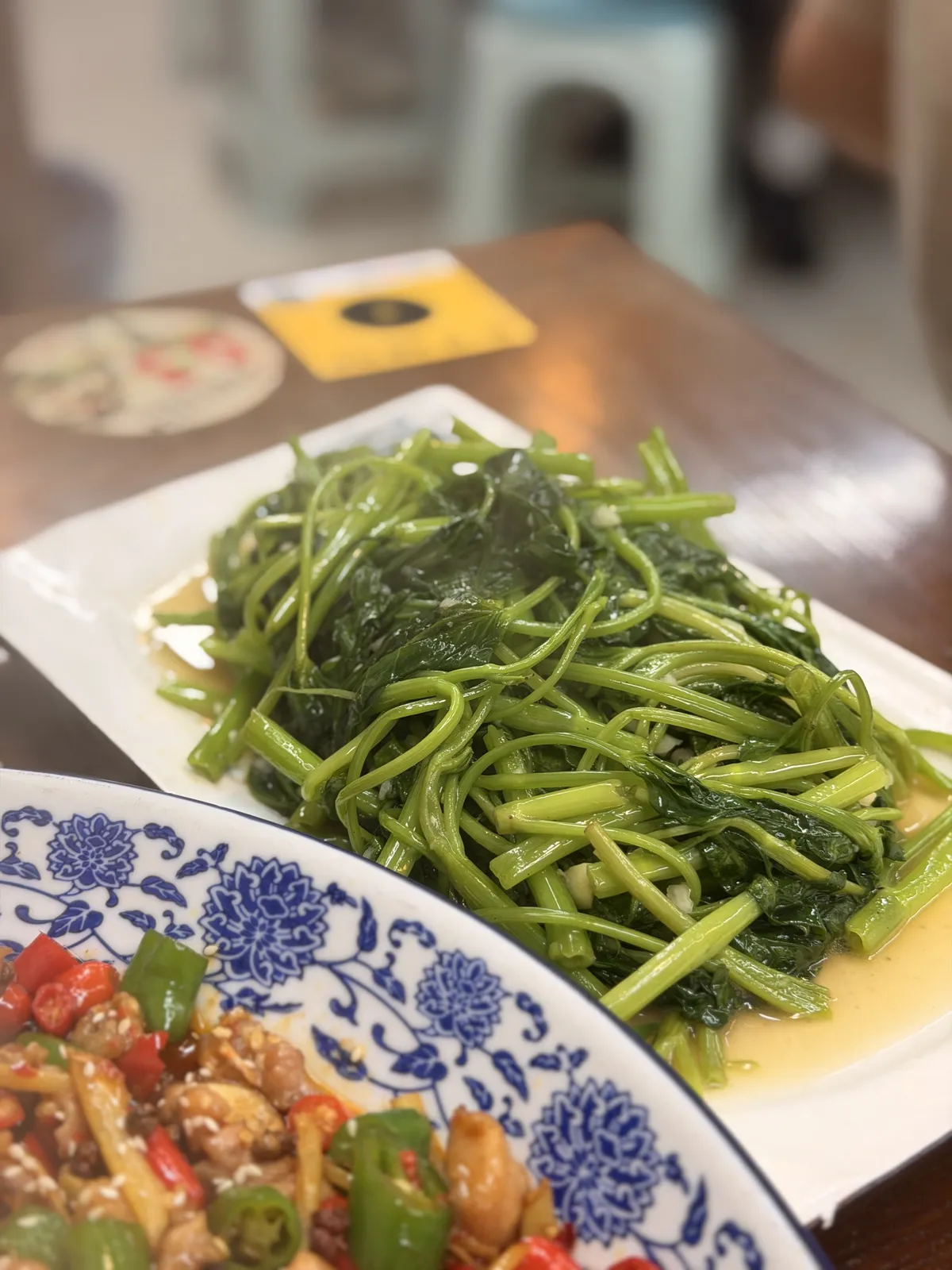 最后少不了一盘炒空心菜