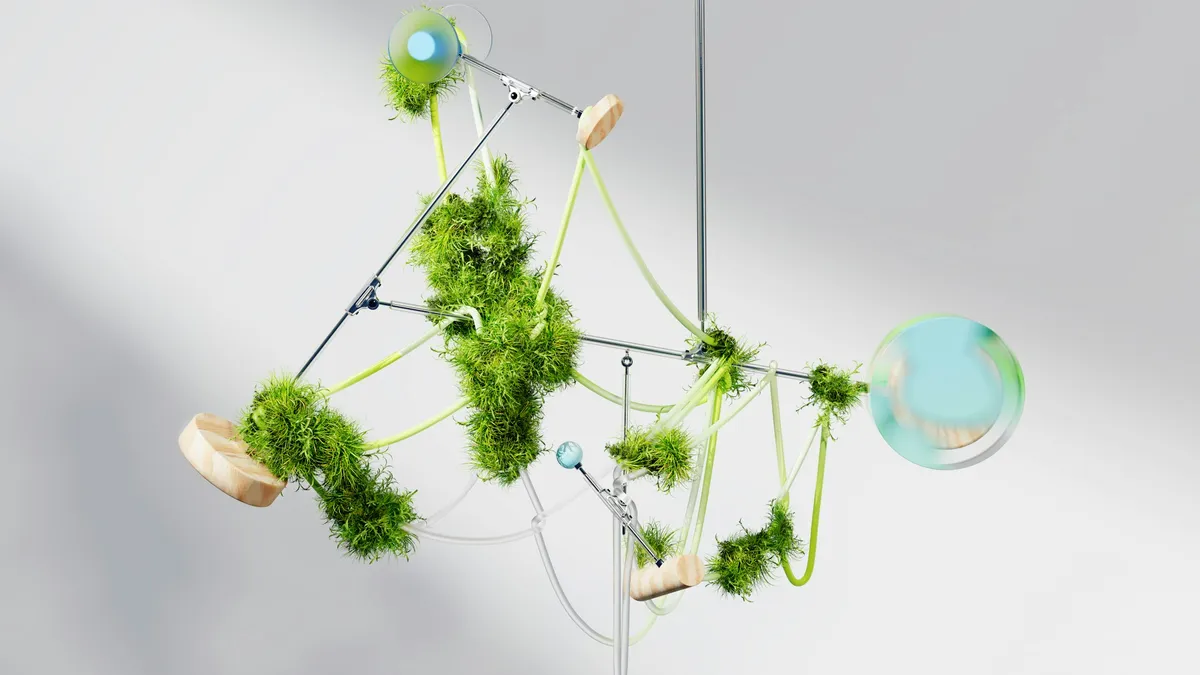 Mobile of Green Plants