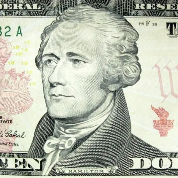 Alexander Hamilton on the $10 bill