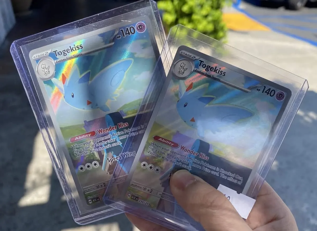 Photo of two Togekiss cards