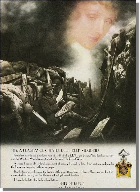 guerlain LHB ad 1974 soldier trenches