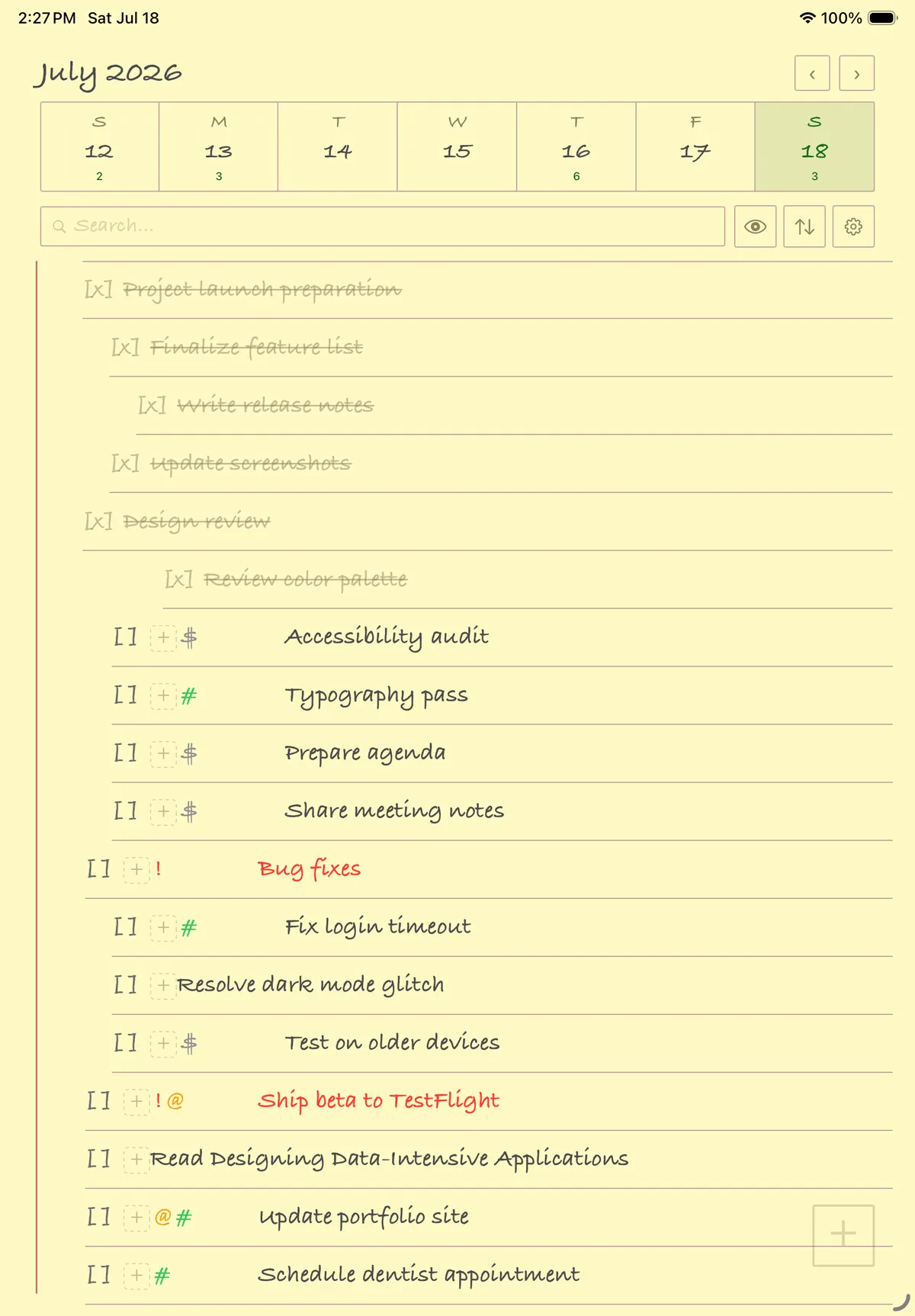 Light theme