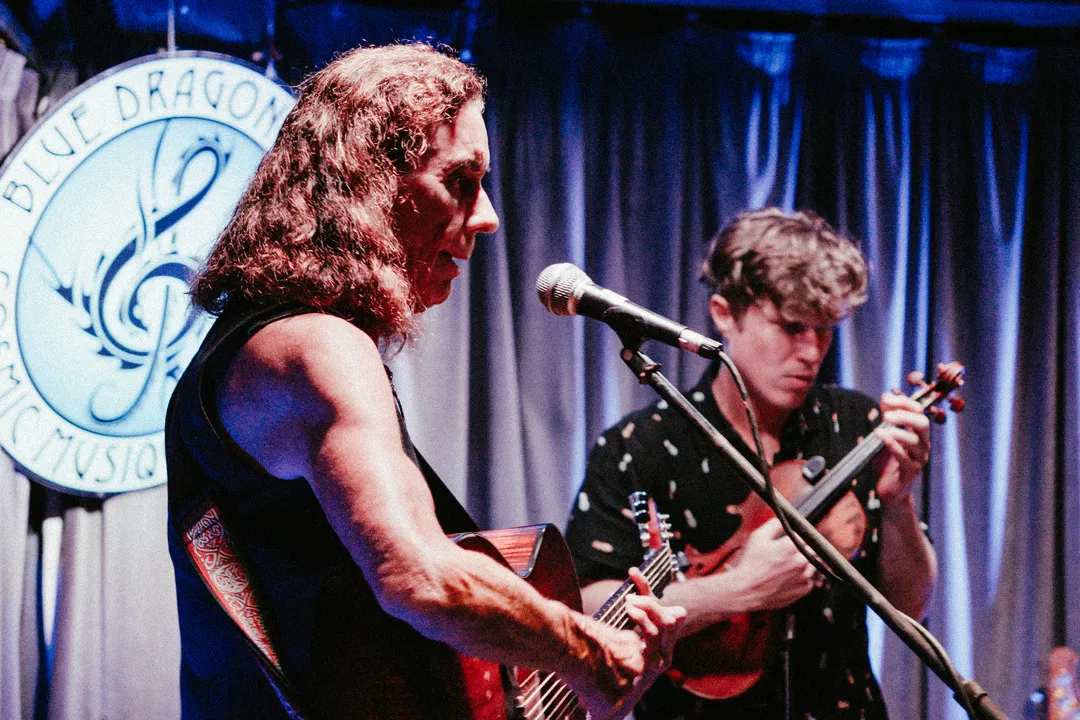 20250611 Jon and Marianne playing live at Blue Dragon