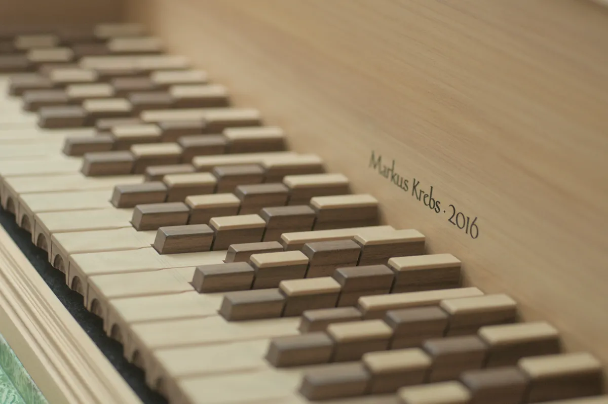 Keyboard of the Clavemusicum Omnitonum