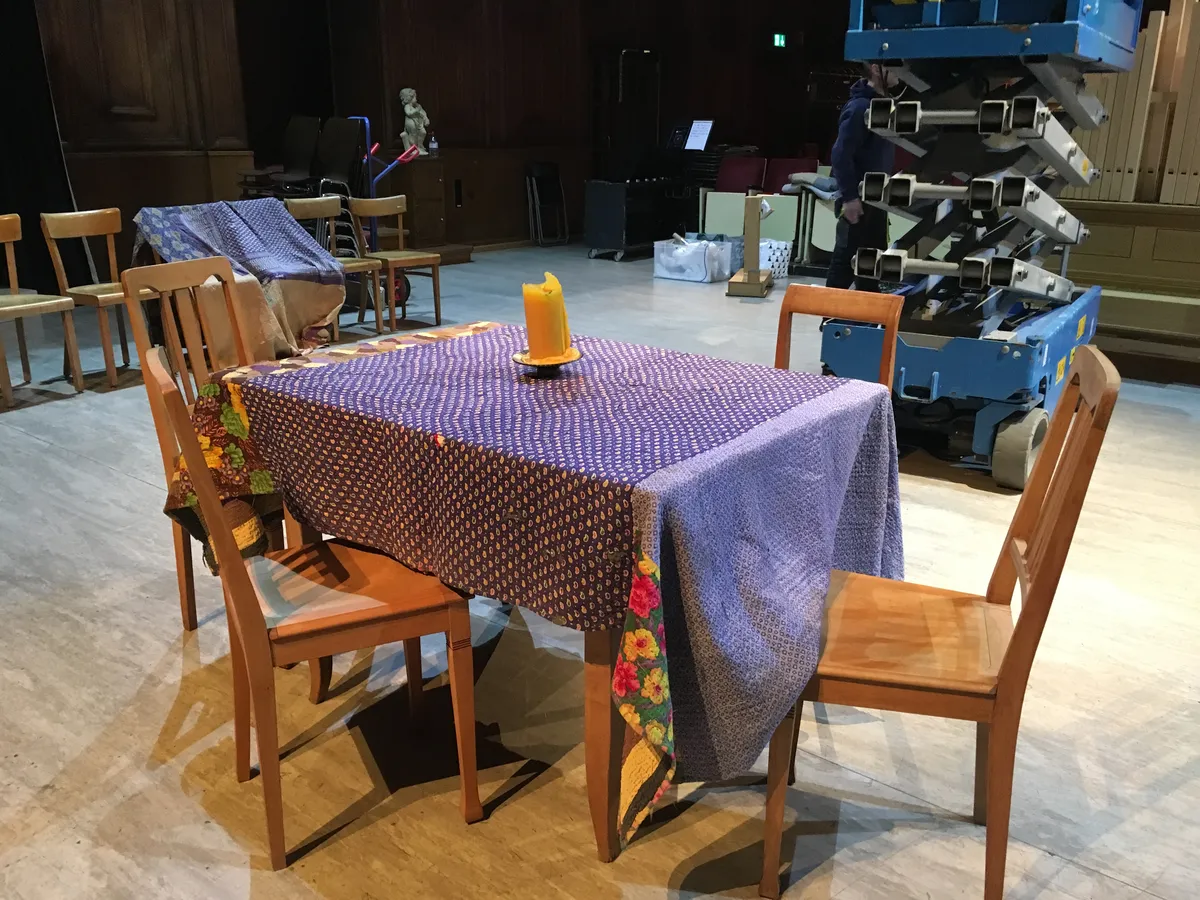 Preparation of the stage