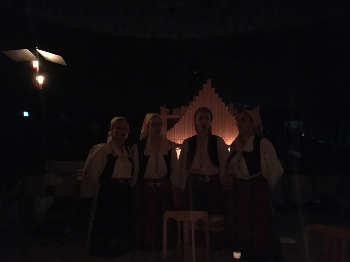 Dragana Tomic and Ensemble during the performance