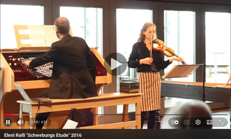 Eleni Ralli: Schwebungsetude