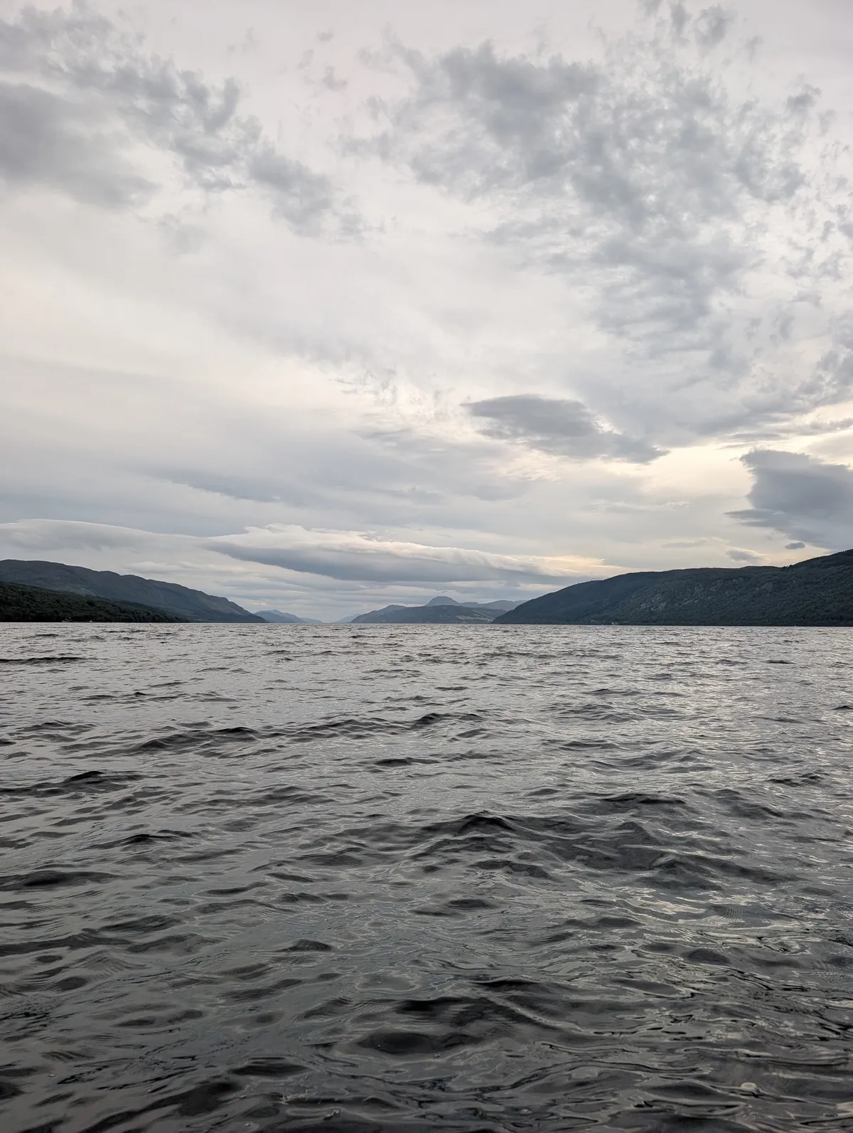 Dores, Loch Ness, for the solar eclipse