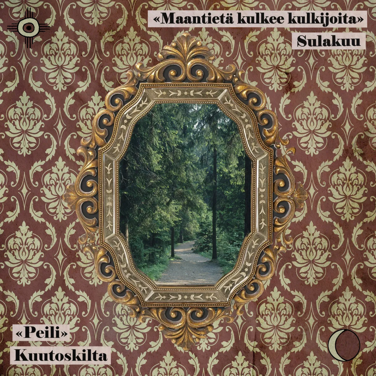 Kansikuva splitti-singlelle Maantietä kulkee kulkijoita / Peili